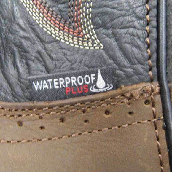 NEW WOLVERINE Mens Wellington Rancher Boots Size 8M Waterproof Steel Toe Pull-On - Picture 8 of 9